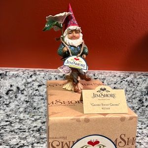 Jim Shore “Gnome Sweet Gnome” Figurine. New with box and Tags.